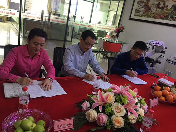 武漢津聯(lián)迪曼牽手爾必地共筑焊接機器人高端品牌