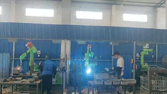 爾必地LBBBD焊接機(jī)器人焊接應(yīng)用案例視頻10